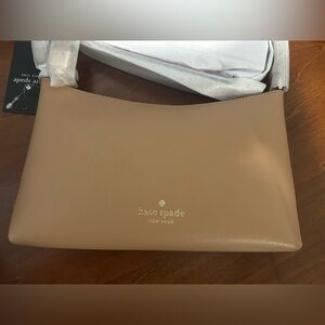 NWT Kate Spade light fawn saffiano leather crossbody sadie MSRP259